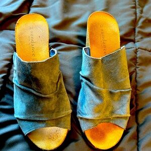 Beautiful suede wedges